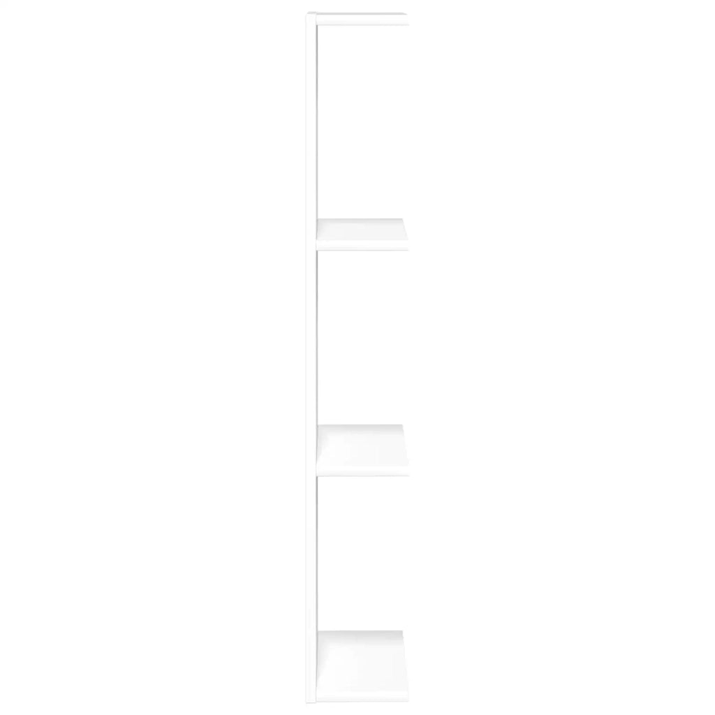 Scaffale da parete 2 pz Bianco 22 x 15 x 100 cm 8012437