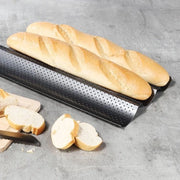 Forma per panettone a 3 file - Ciotola per panettone - 38 x 24 x 2.5 Cm