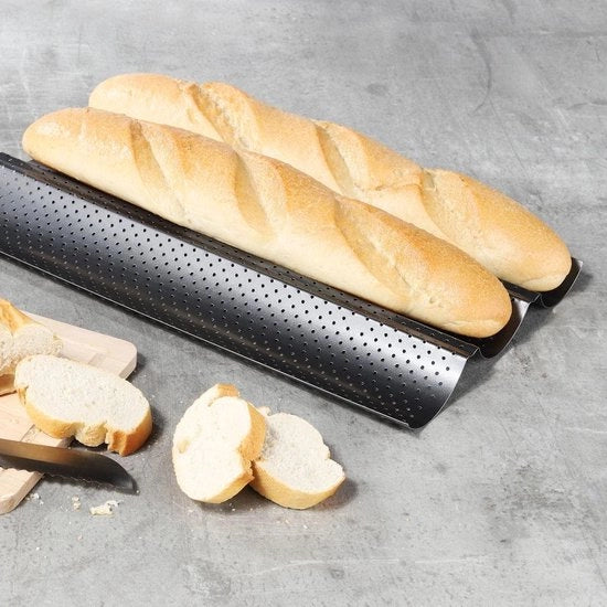 Forma per panettone a 3 file - Ciotola per panettone - 38 x 24 x 2.5 Cm
