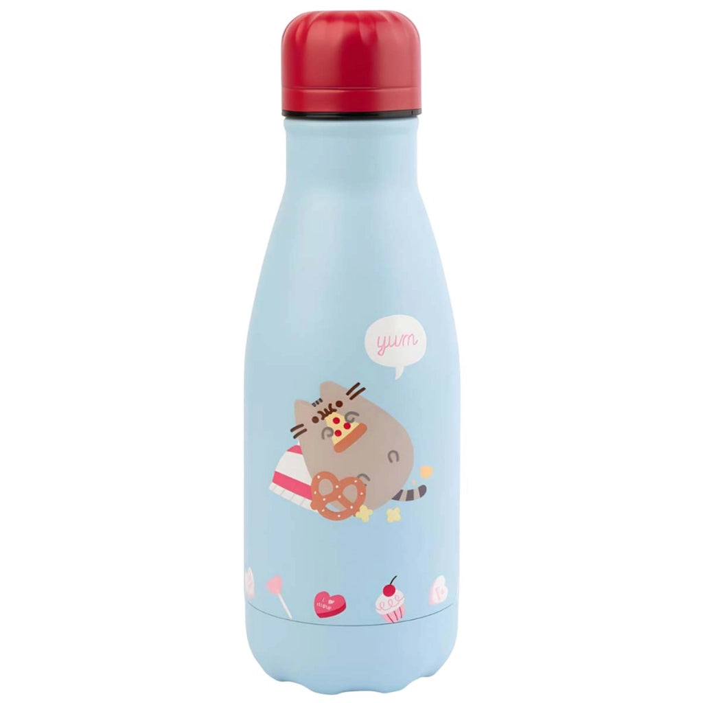 Bottiglia termica 260 ml Modello Purrfect Love con tappo ermetico Blu Pusheen