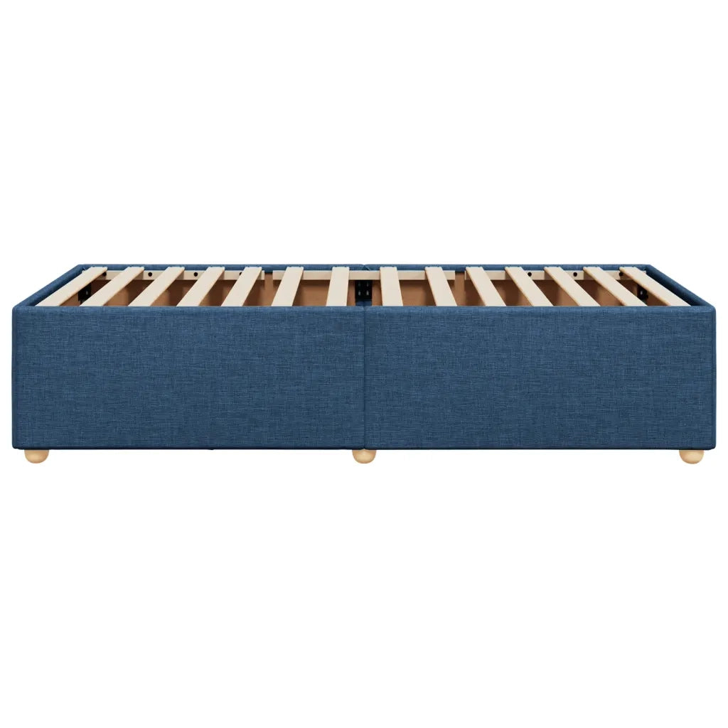 Giroletto senza Materasso Blu 80x200 cm in Tessuto
