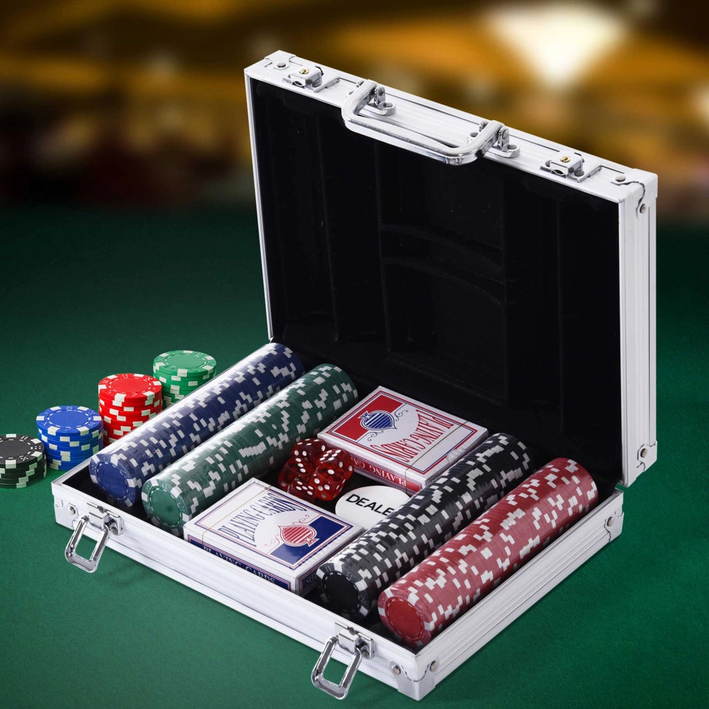 Valigetta Poker Professionale ¨C Minimal ¨C Alluminio, 200 Fiches, 2 Mazzi