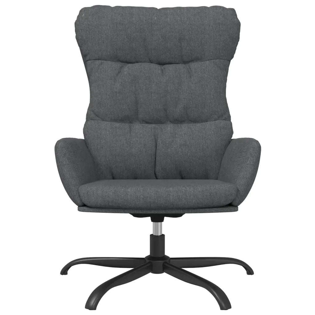 Poltrona Relax Grigio Scuro in Tessuto 341177
