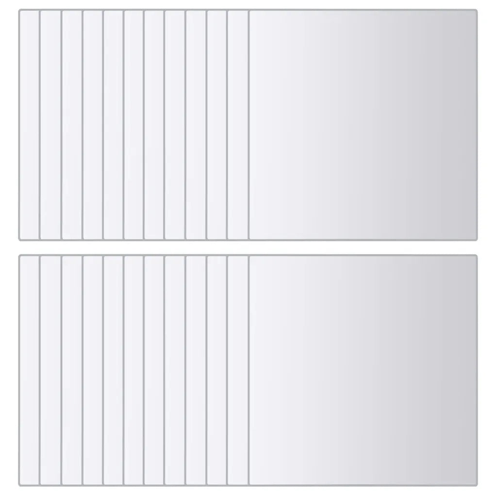 Piastrelle a Specchio 48 pz-Specchio decorativo Quadrate in Vetro