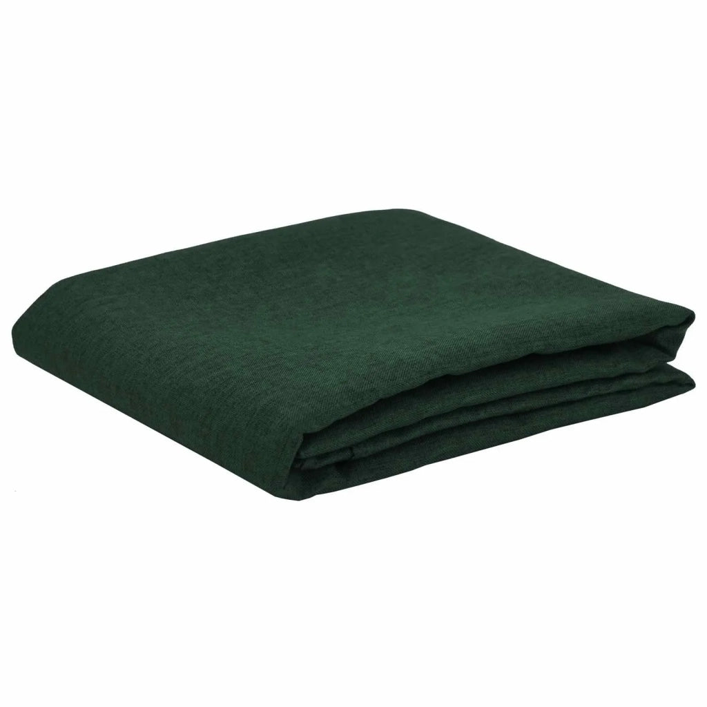 Tovaglia da Tavolo Rettangolare Verde Scuro 140 x 220 cm 42039997