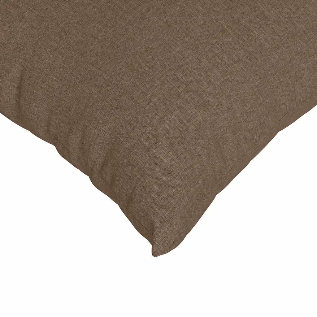 Cuscini da Divano 2 pz | Cuscini per sedie Marrone 50 x 50 cm Tessuto