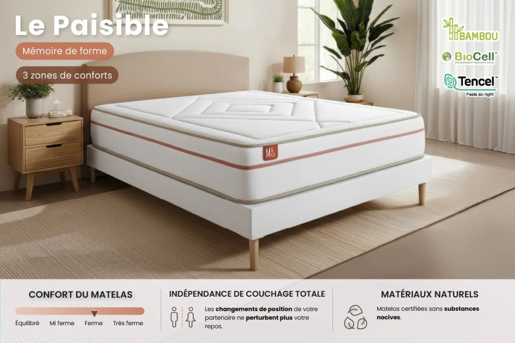 Materasso e base 90x190 cm - Le Paisible