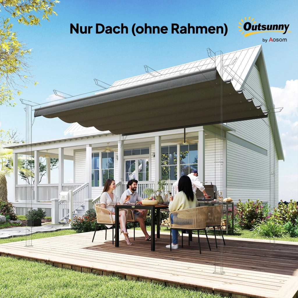 Tenda da giardino ¨C zephmum ¨C grigio scuro 250x255 cm
