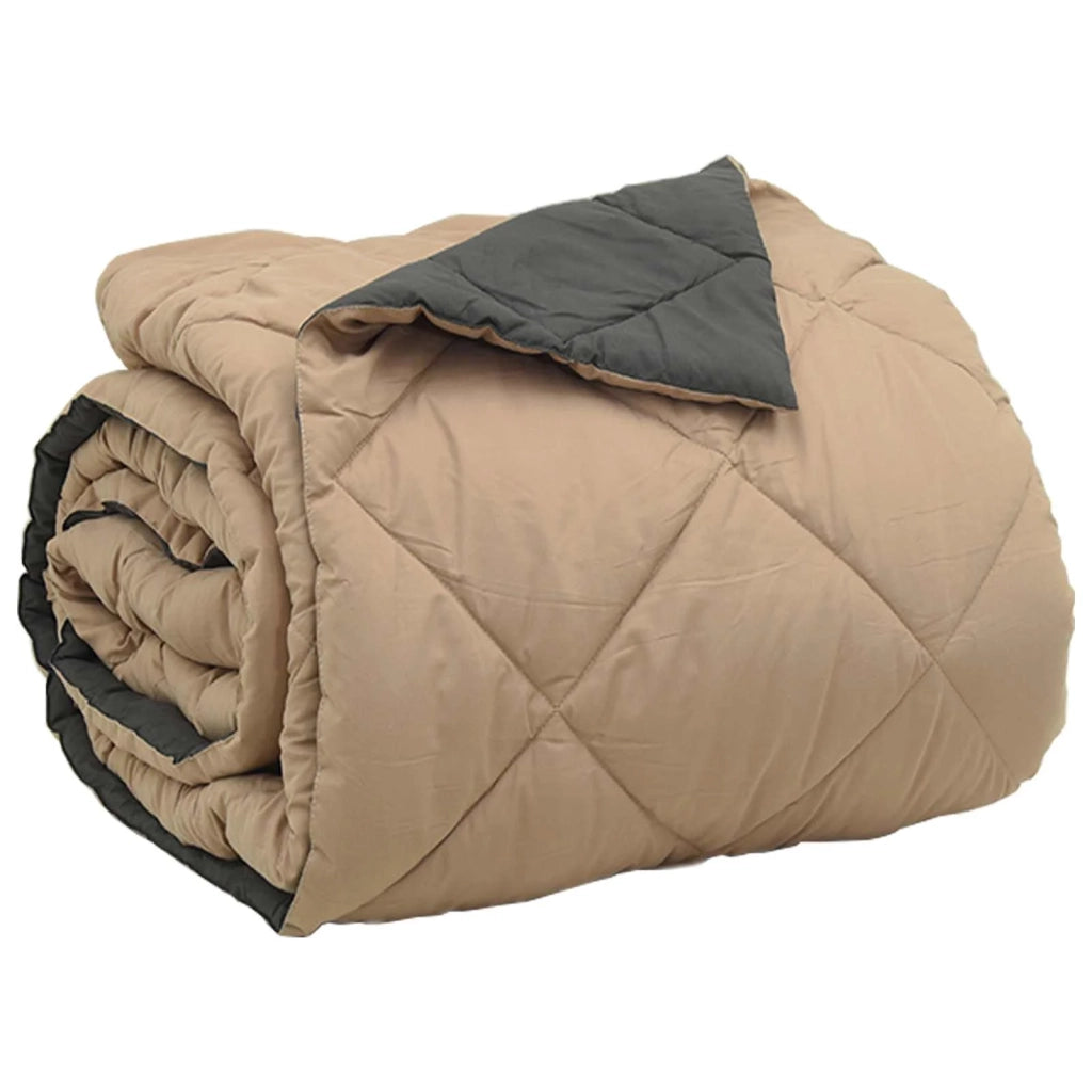 Piumone | Duvet Completo Annuale Antracite e Talpa 200 x 220 cm