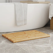 Tappetini da Bagno 2 pz 70x50 cm in Bambù 366457