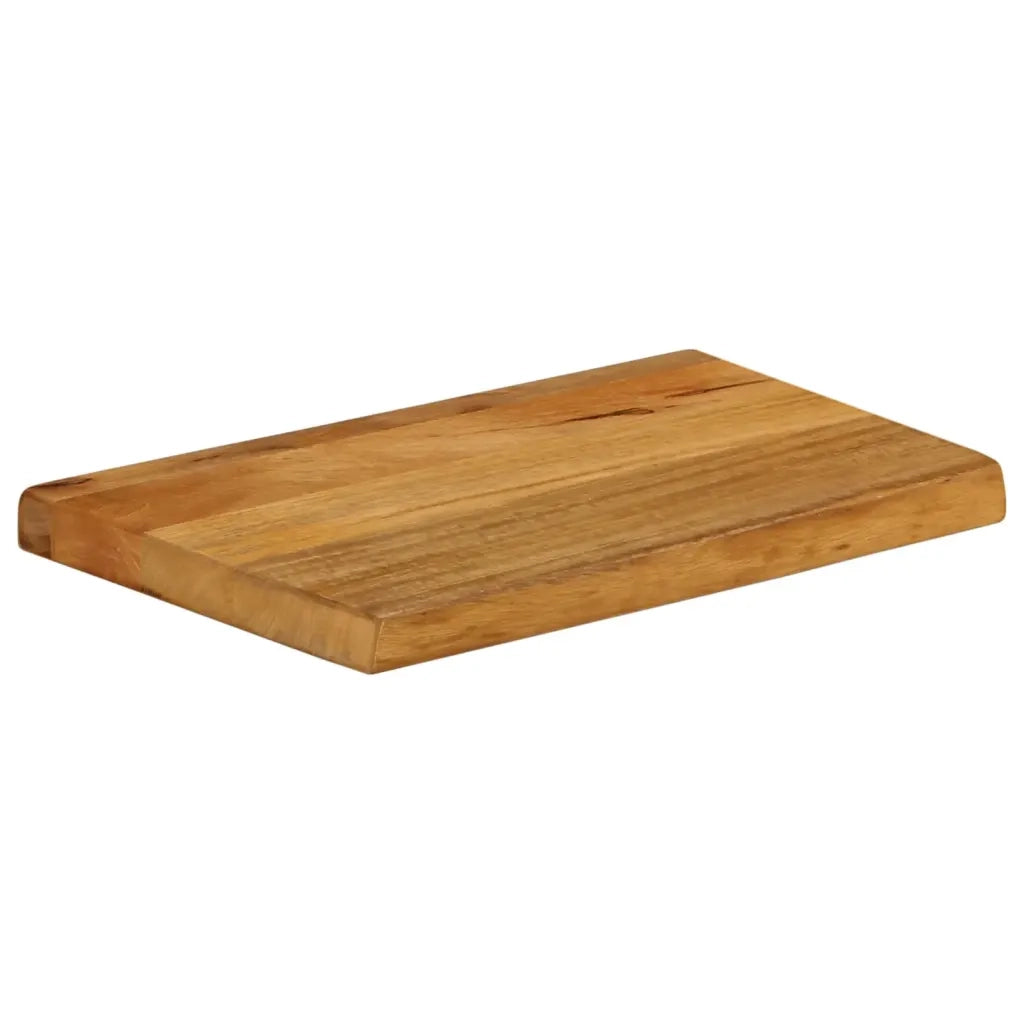 vidaXL Piano Tavolo Bordi Vivi 60x40x2,5 cm in Legno Massello di Mango