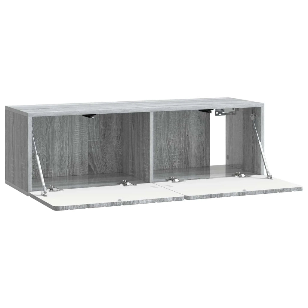 Mobile Porta TV da Muro-Credenza per TV sospesa Grigio Sonoma 98 x 31 x 30 cm 799375