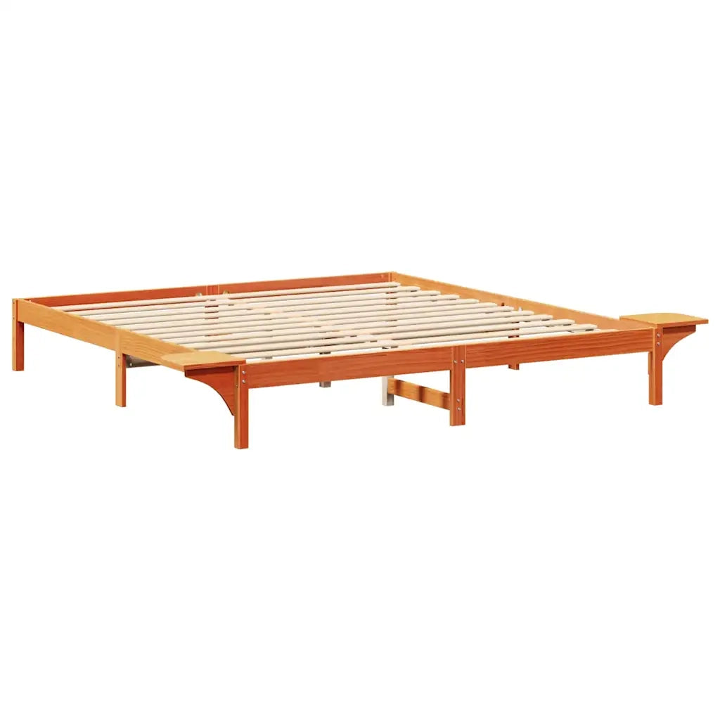 Struttura del letto Marrone cerato 180 x 200 cm Pino massello 873180