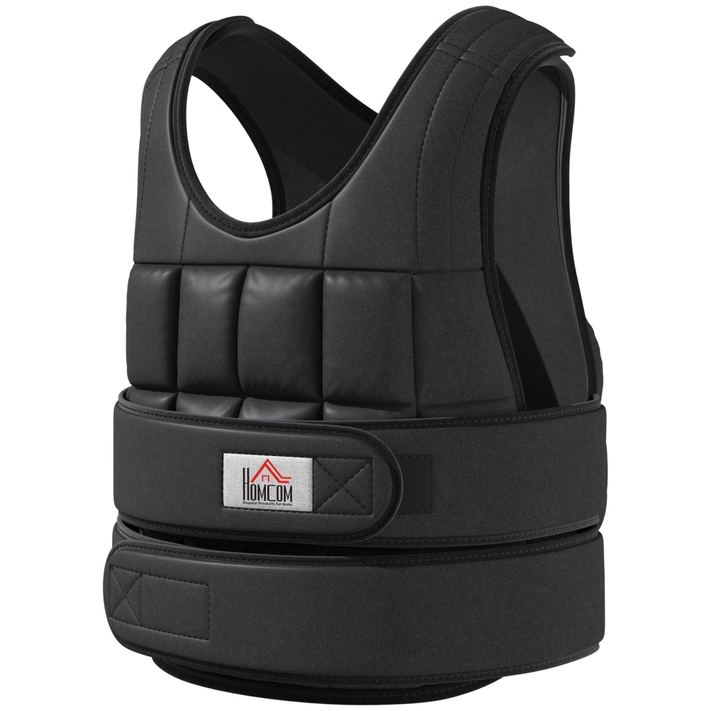 Giubbotto Zavorrato 30 kg ¨C Xylo ¨C Regolabile con 35 Sacchetti Oxford Metallo Nero 60x50 cm