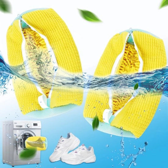 Macchina per il lavaggio delle scarpe - 1 pezzo - Sacchetto per scarpe - Duraturo - Imbottito - Antiscivolo - Lavascarpe