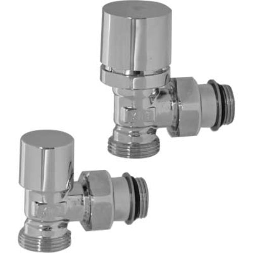Coppia valvole a detentore lux cromati 1/2 x 24-19  Luxor
