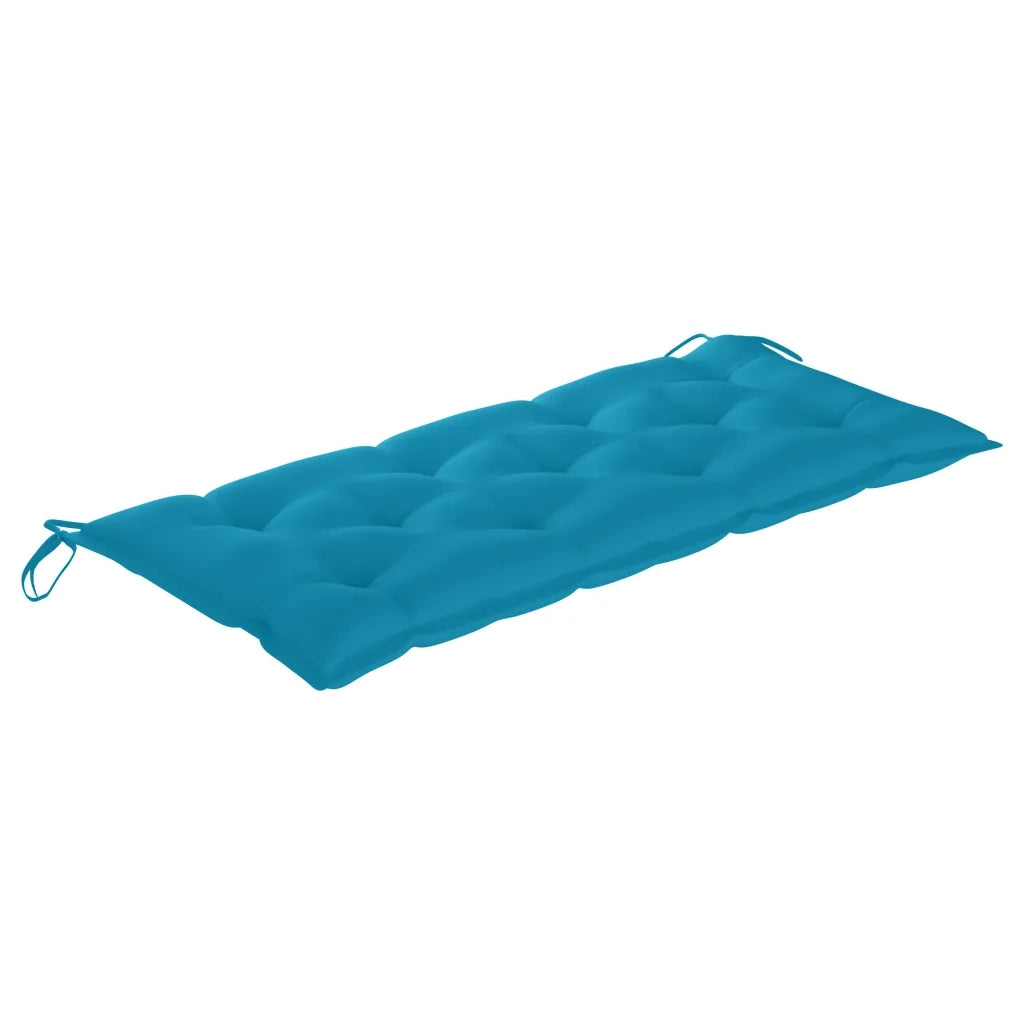 Panchina da Giardino con Cuscino 120 cm in Bambù 3063895