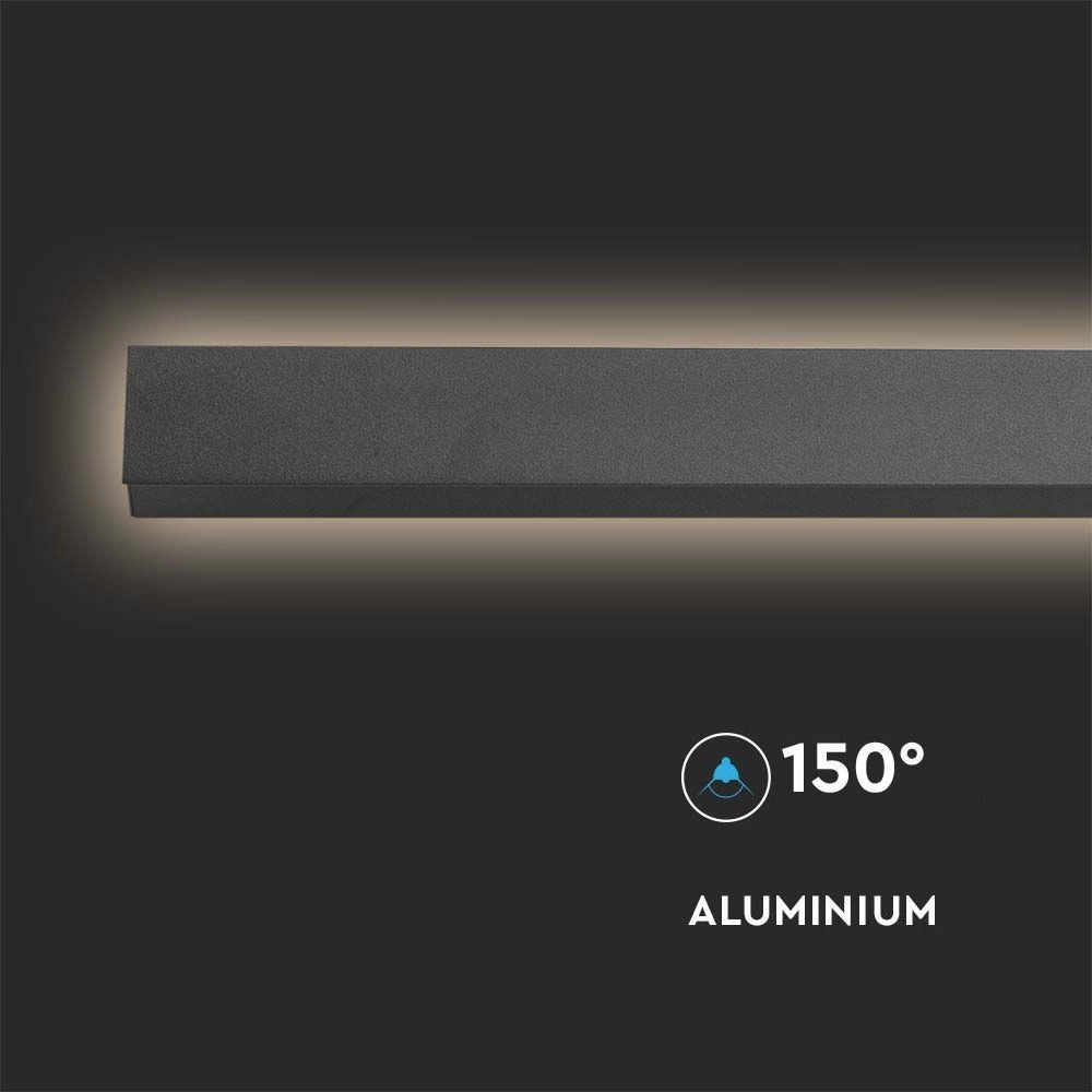 Applique esterna LED V-TAC 23W 4000K IP65 140cm antracite