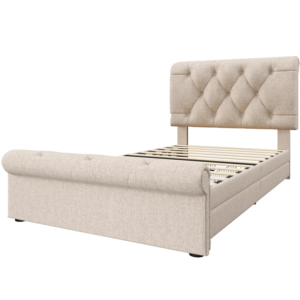 letto singolo metallo e legno naturale 90 x 200 cm