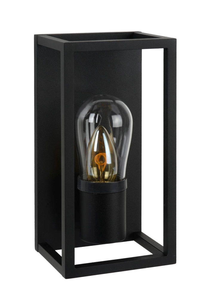 Applique esterna Lucide Carlyn nera alluminio E14 IP54