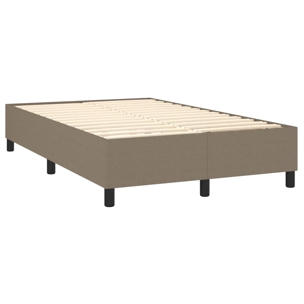 Giroletto a Molle con Materasso Tortora 120x200 cm in Tessuto 3141925