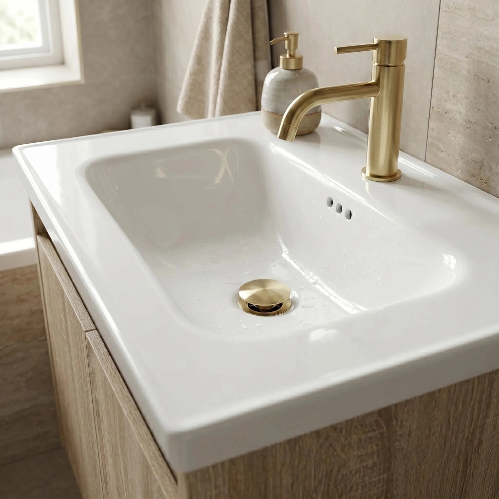 Set Di Mobili Da Bagno Con Lavabo Luno Db68-60 60cm