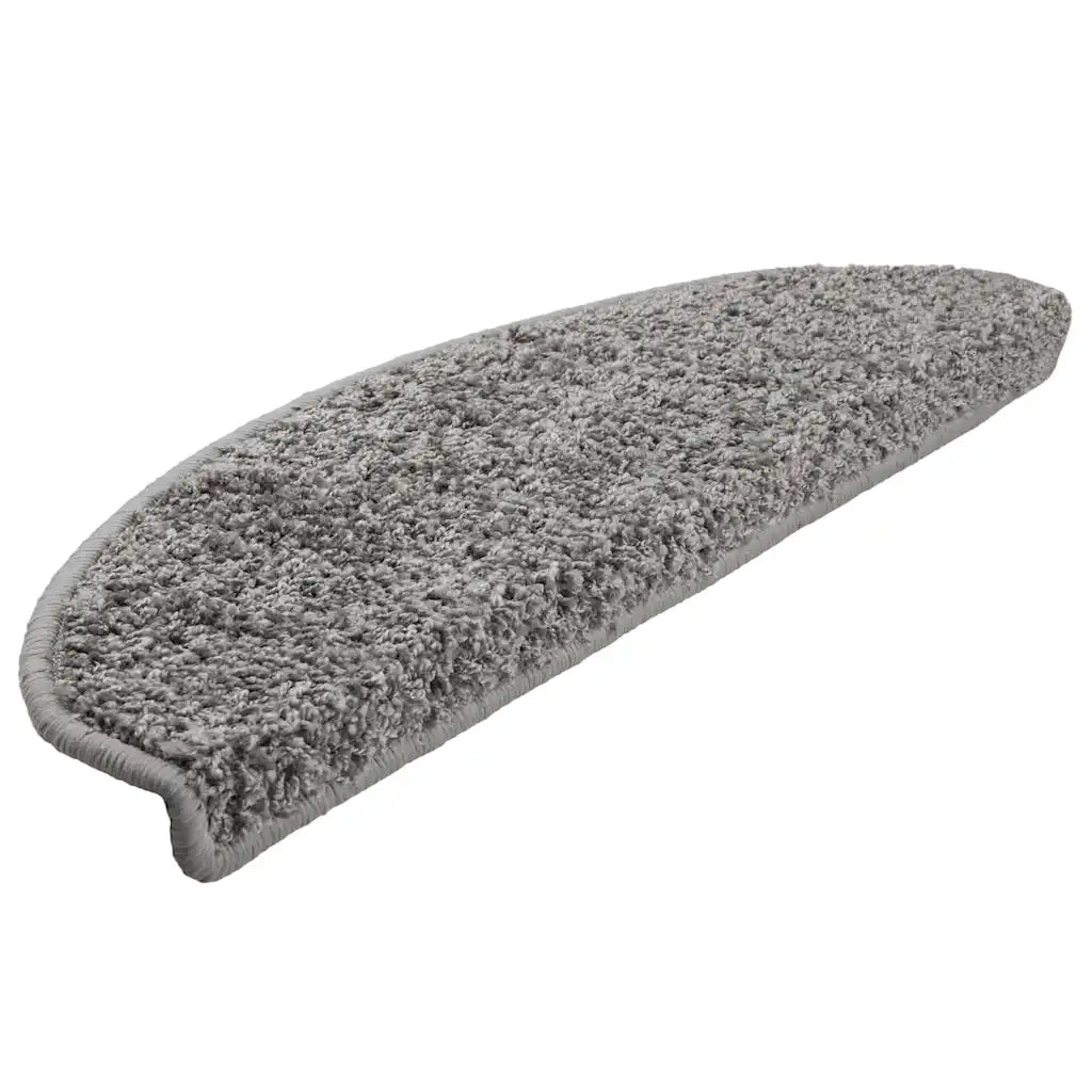 Tappetini per scale 30 pz 65x21x4 cm Grigio Semicircolari Grandi 3365812