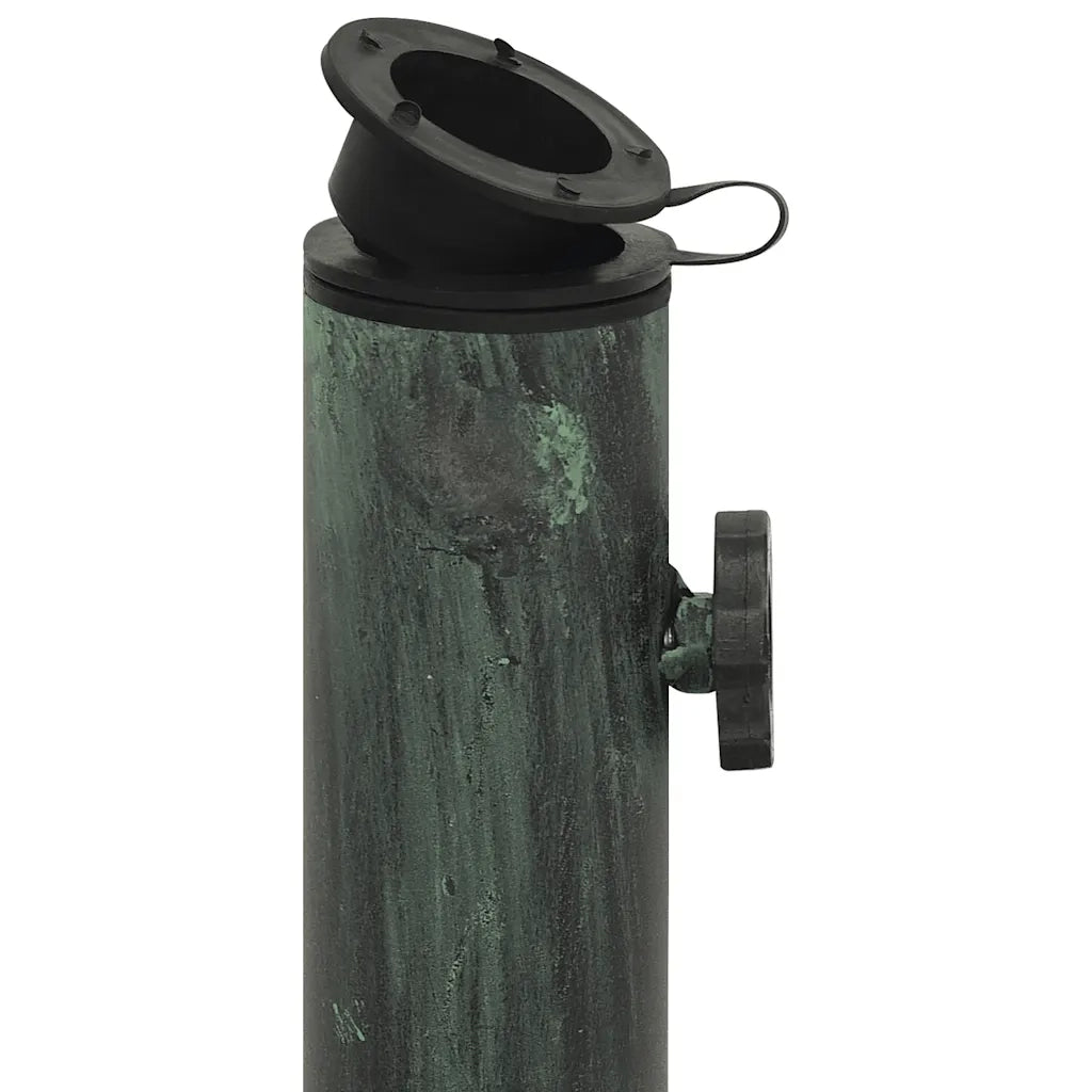 Base per Ombrellone Verde 40x40x32 cm in Ghisa 317765
