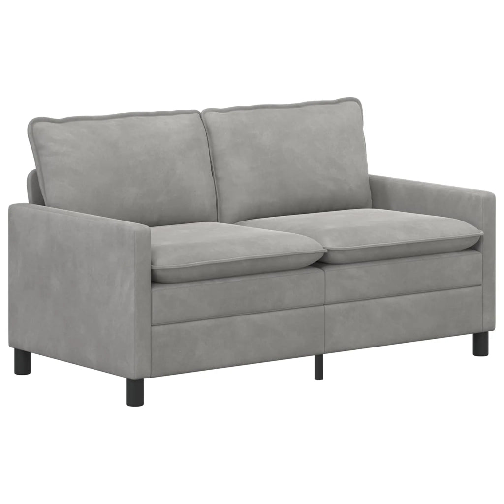 Divano Grigio Chiaro 156 x 81 x 87,5 cm Velluto 42028839