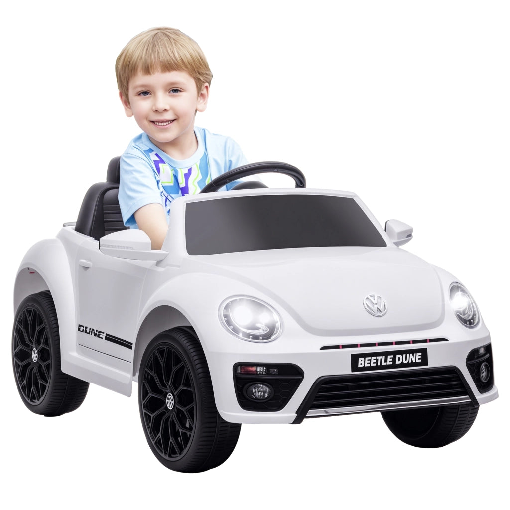 Auto elettrica per bambini VW Beetle ¨C Minimal ¨C Bianco