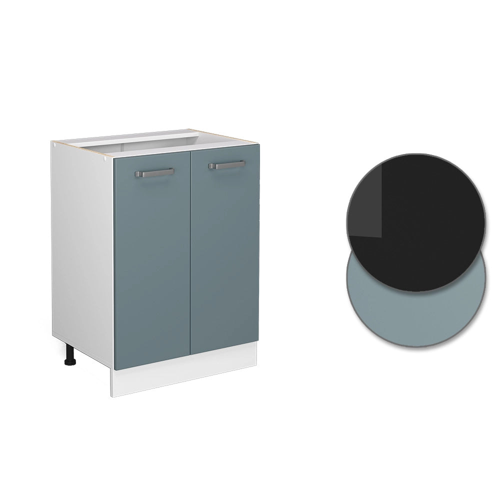Vicco Mobiletto base cucina Grigio-blu 60 cm , PL Antracite