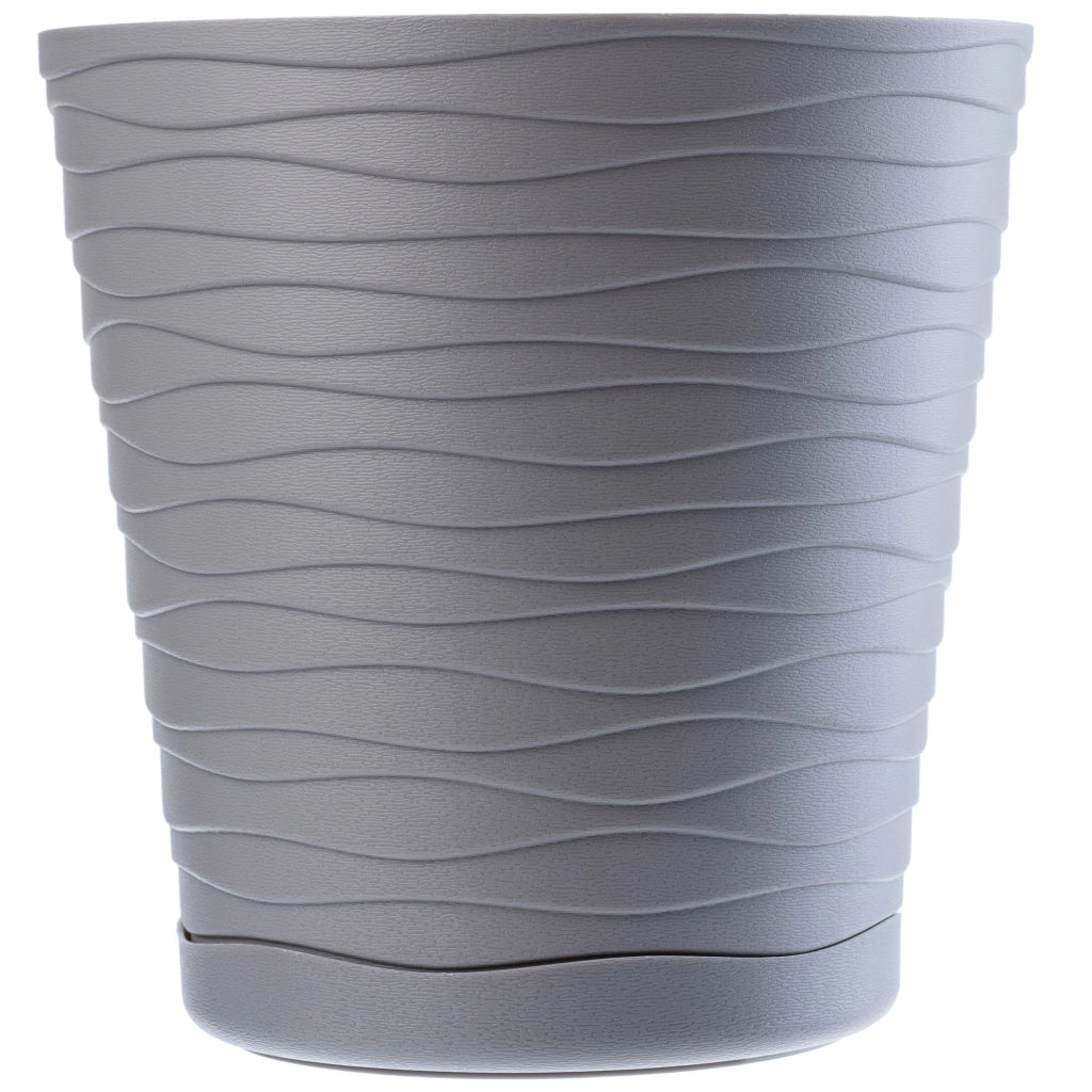 Vaso da fiori KADAX da 11 cm, coprivaso in plastica con supporto.