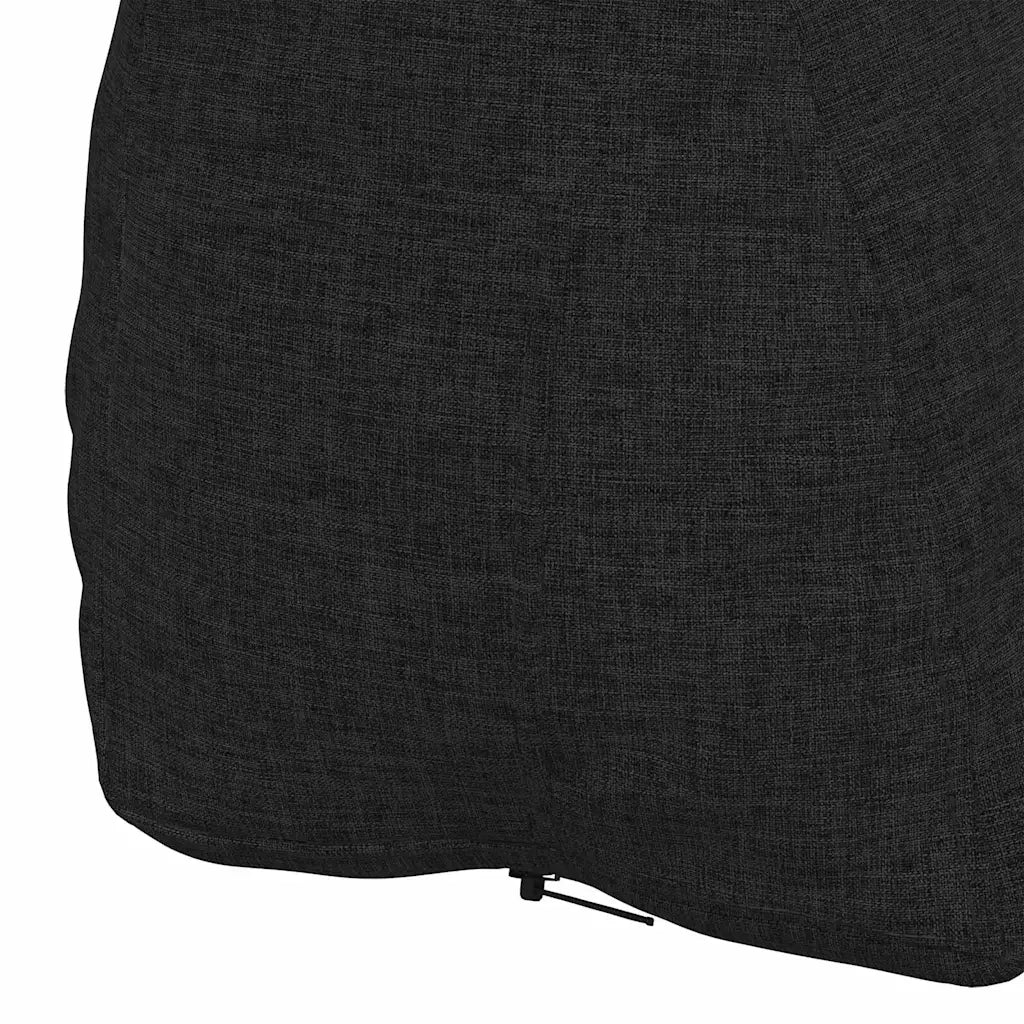 Cuscino per Schiena Nero 45 x 20 x 35 cm Tessuto 42015004