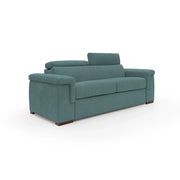Giunone Divano letto mat. H18 200 cm (mat. 120x197 cm) petrolio