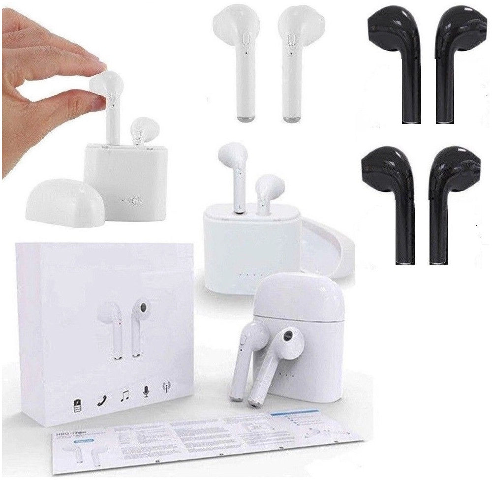 Trade Shop - Auricolare Wireless I7s Tws Bluetooth V4.2 Senza Fili Android Ios Cuffie Sport -