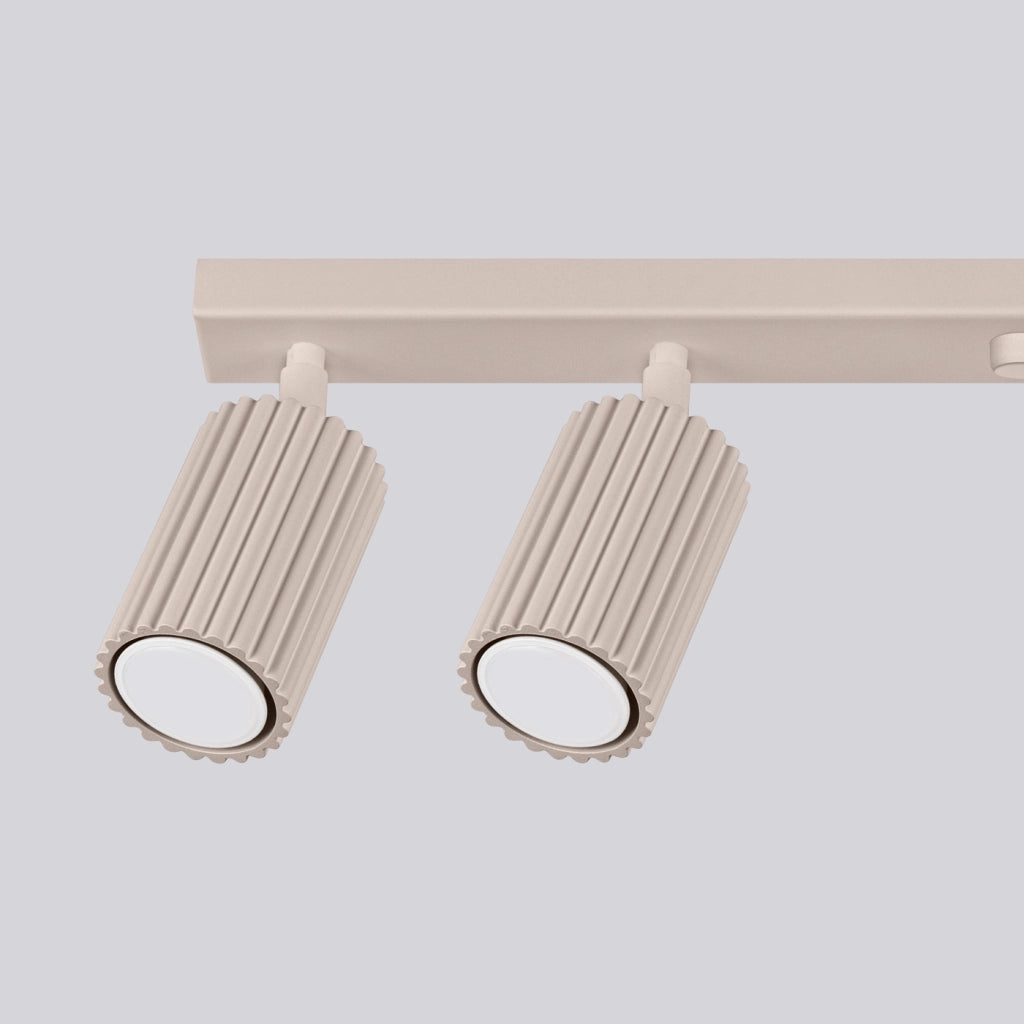 Lampada da soffitto KARBON 6L taupe