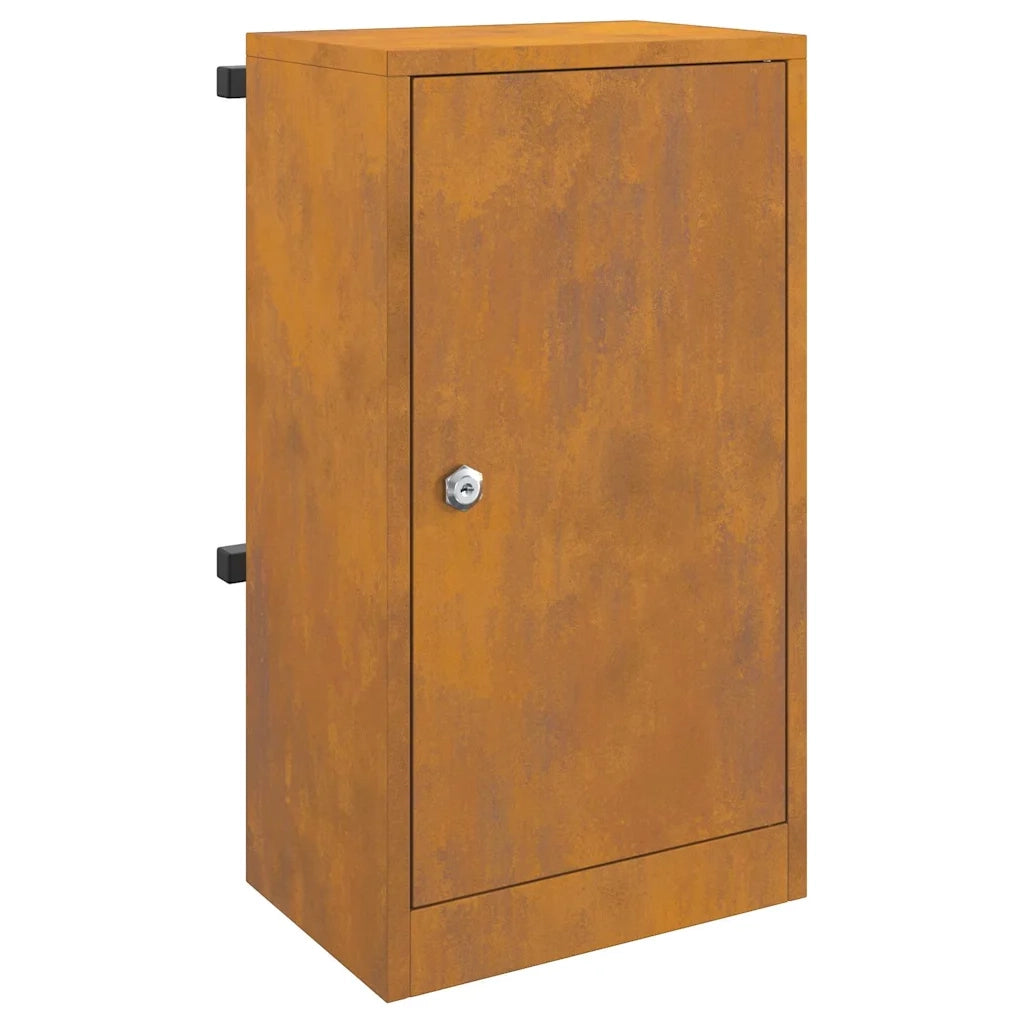 vidaXL cassetta postalepastkastei Ruggine 30 x 23 x 55 cm