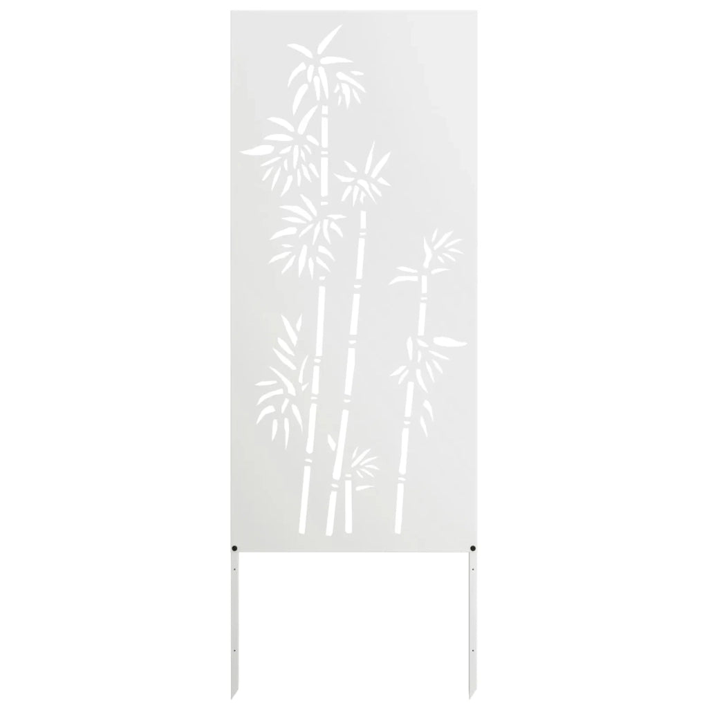 Schermo per privacy in giardino Floreale Bianco 50 x 140 cm 876295