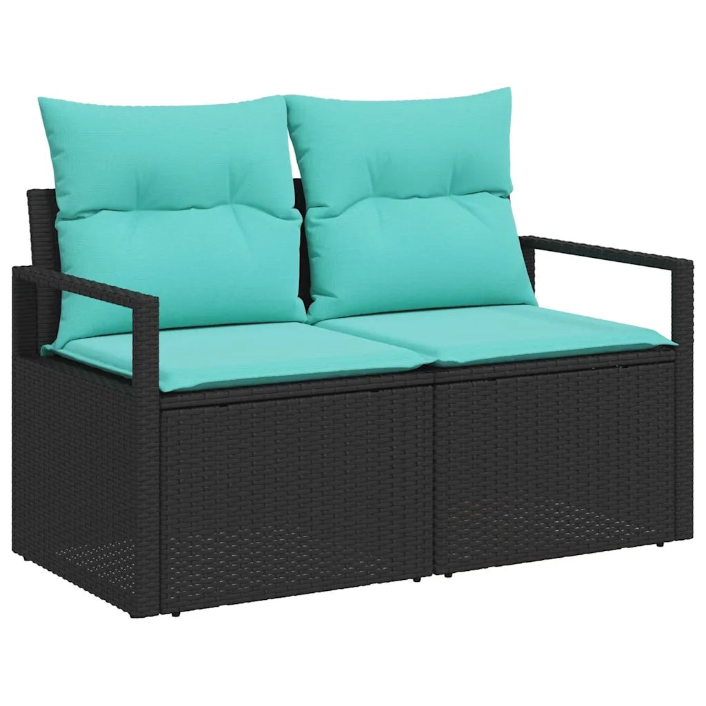 Divano da giardino con cuscino 120 x 62 x 69 cm. polyrattan 42006760