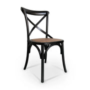 LÚZETE - SEDIA IN LEGNO DI BETULLA NERO GRETTE