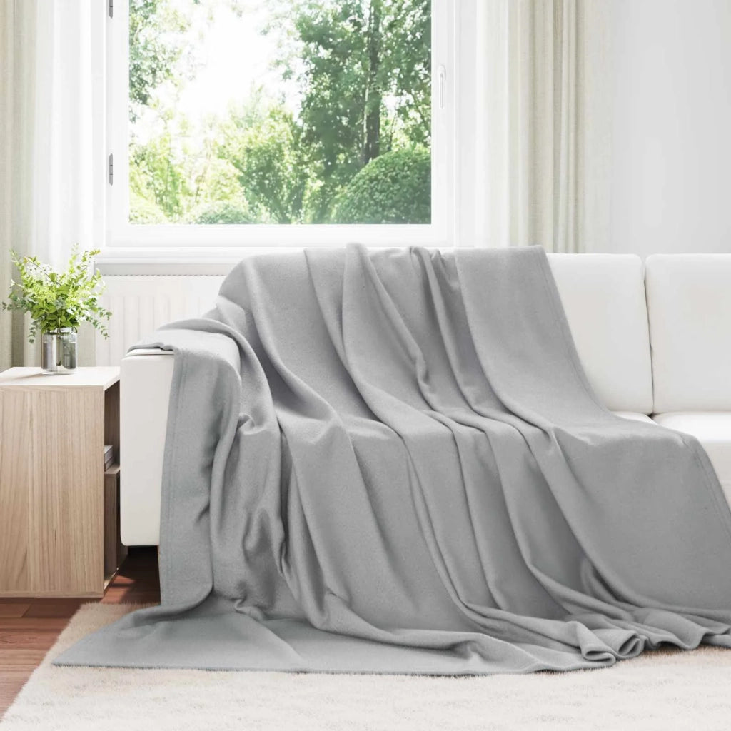 Coperta Grigio 270 x 240 cm Panno 42017020