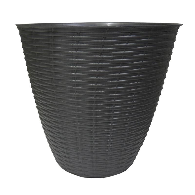 BAMA PORTAVASO PAGLIA 14CM ANTRACITE
