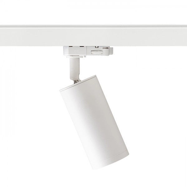 Faretto cilindrico BELENOS per binario trifase bianco 230V LED GU10 9W