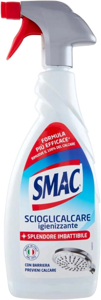 SMAC IGIENIZZANTE DETERGENTE SPRAY MULTISUPERFICIE FORMULA SCIOGLICALCARE 650 ML PER BAGNO