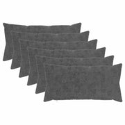 Federa 6 pz HEERLEN Grigio Scuro 40 x 80 cm 910217