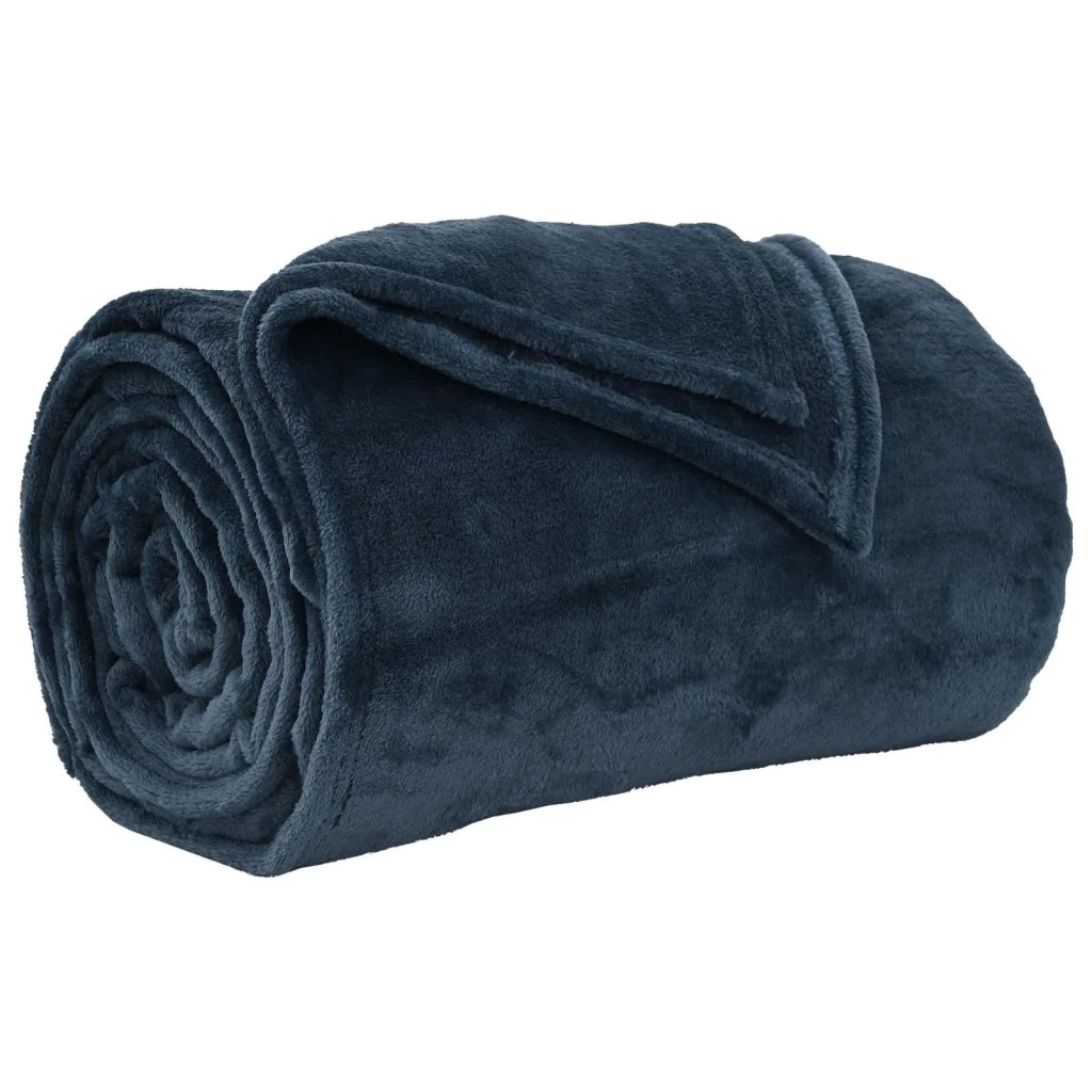 Coperta Blu navy 240 x 270 cm Panno 42016776