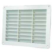 Griglia aerazione 12 x 36 cm in ABS bianco