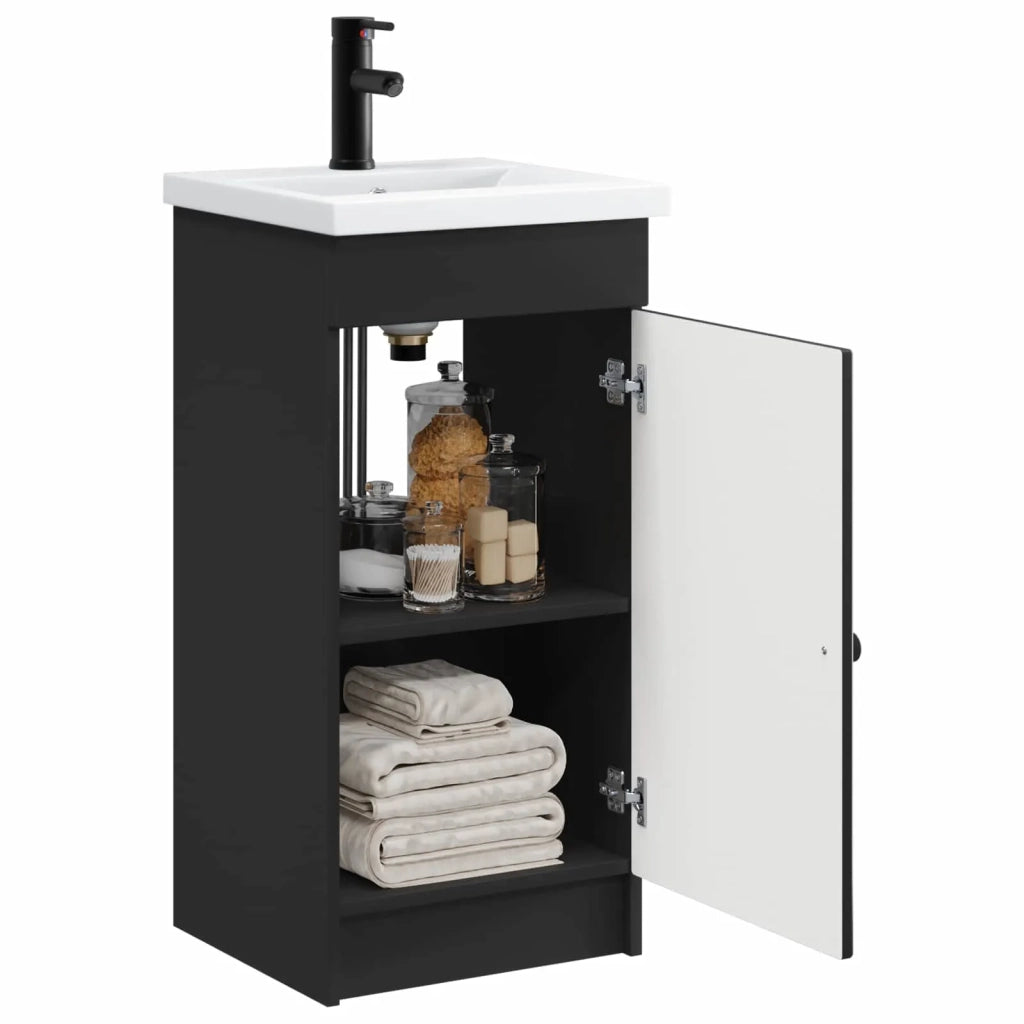 Mobile da bagno con lavabo Nero 42 x 40 x 84,5 cm 890025