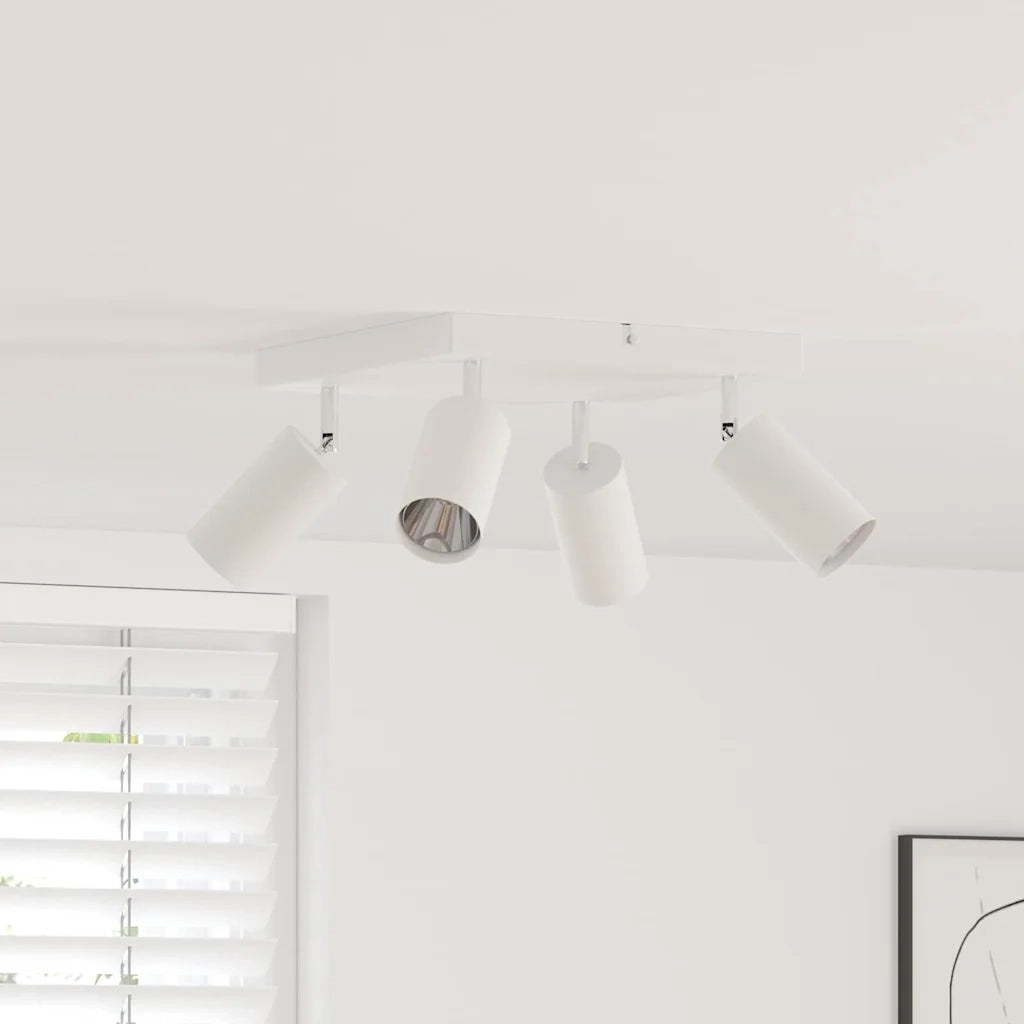 Faretto da soffitto Bianco 26 x 26 x 16 cm Metallo 4108201
