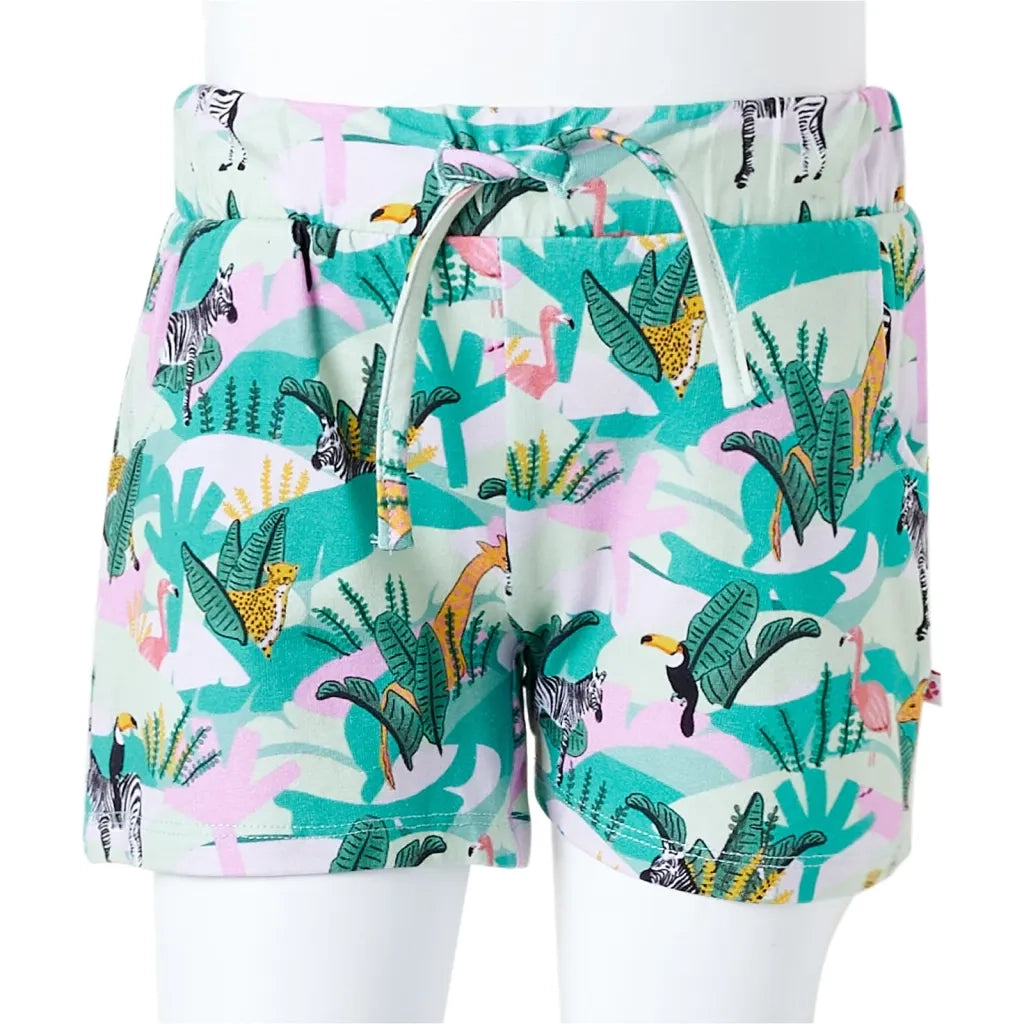 Pantaloncini per Bambini con Coulisse Menta Chiaro 92 10859